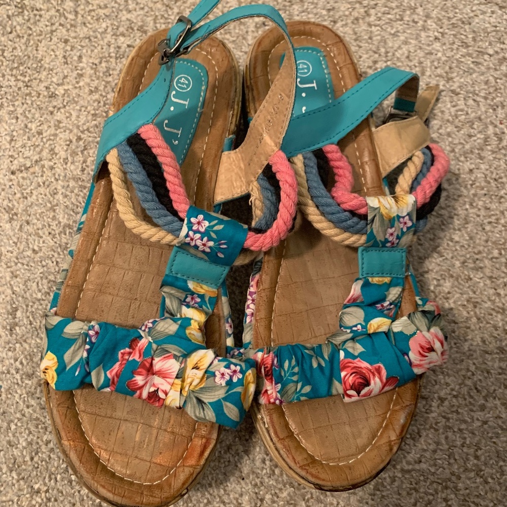 NWOT Ladies sandals by J.J’s